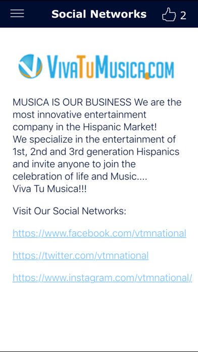 Viva Tu Musica App Screenshot 5