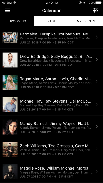 Grand Ole Opry App Screenshot 2